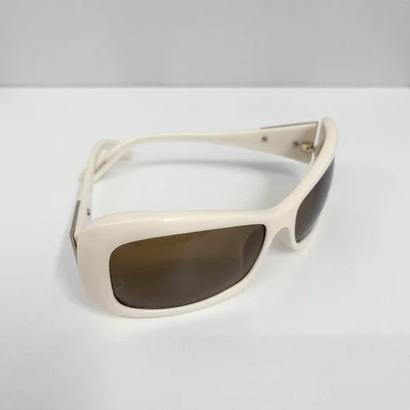 Escada Sunglasses SES 037S Cream & Dark Brown With Rhinestones‎ display picture 1